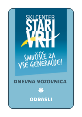 Dnevna vozovnica (odrasli)