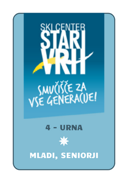 4-urna vozovnica (mladi, seniorji)