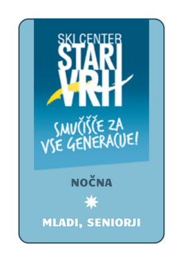 Nočna vozovnica (mladi, seniorji)