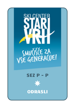 Sezonska ponedeljek-petek (odrasli)