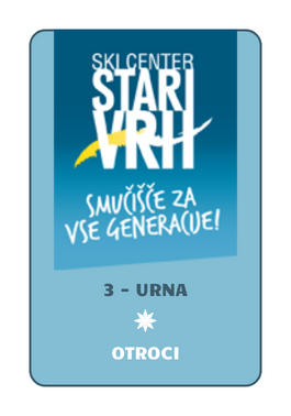 3-urna vozovnica (otroci)
